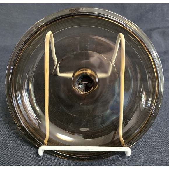 PYREX V2.5C Amber Glass Replacement LID For‎ Visions 2.25L Casserole 8.25" - Picture 2 of 5